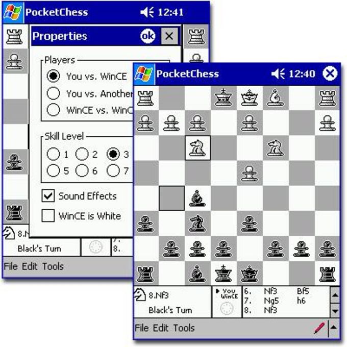 Pocket pc chess
