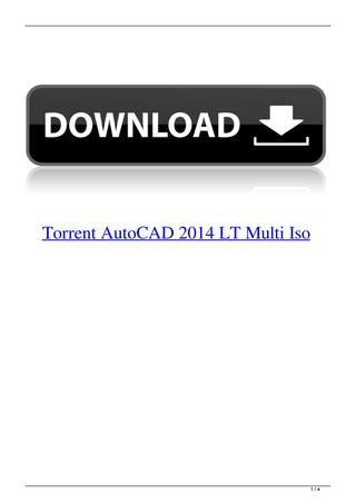 Autocad 2014 Download Torrent